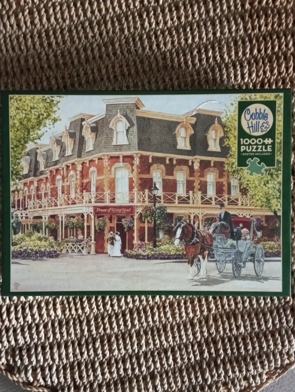 2for$20🧡Cobble Hill 1000+ Piece 'Prince of Wales Hotel' Jigsaw Puzzle